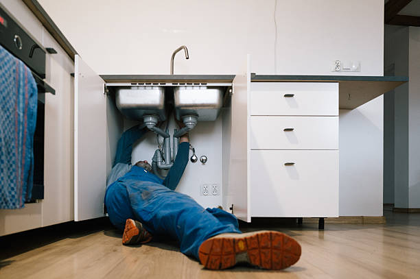 Professional Leak Detection technician working in Sanbornton, NH